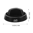 thumbnail image 2 of FONDOTIN 8Pcs Universal Replacement Stove Knobs Black Plastic Heat Resistant Control Knobs for Gas Cooktop, 2 of 8
