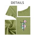 thumbnail image 5 of XCHQRTI Christian Shirts for Women Plus Size Tshirts Cross Faith Shirt Short Sleeve Oversized Graphic Tee, 5 of 7