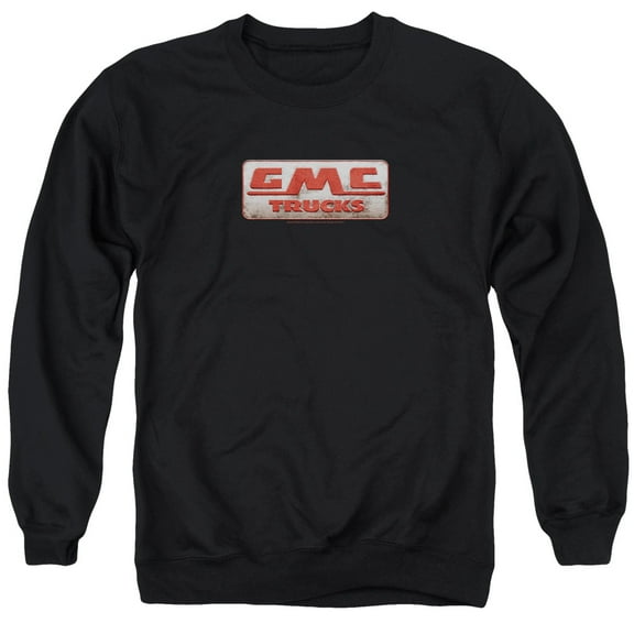 Trevco Sportswear GMC104-AS-6 GMC Beat Up 1959 Logo Adult Crewneck Sweatshirt, Black - 3X