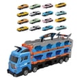 thumbnail image 2 of Camión Transportador Grande CUTICAT azul con 16 coches, 2 of 8
