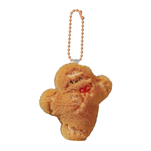 Adornos de peluche para el árbol de Navidad: pequeños adornos colgantes de peluche con forma de Papá Noel, árbol y corona navideña. Mini peluches suaves para decorar el árbol de Navidad y fiestas.
