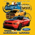 thumbnail image 3 of Tee Hunt Ford Mustang The Legend Lives T-Shirt Shelby Raptor Boss 302 Sweatshirt, White, Medium, 3 of 5