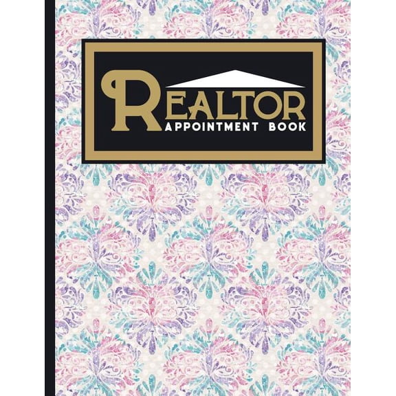 Realtor Appointment Book: Realtor Appointment Book : 6 Columns Appointment Book, Appointment Reminder Notepad, Daily Appointment Organizer, Hydrangea Flower Cover (Series #41) (Paperback)