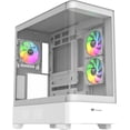 thumbnail image 1 of Gabinete thermaltake view 290 tg argb snow atx cristal midtower  ca-11g-00m6wn-00, 1 of 1