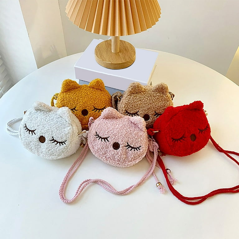 LUOGENLI Female Crossbody Bags for Women Small Size Dressy New Plush Children s Bag Cute Little Purse Shoulder Bag Women s Crossbody Handbags Medium