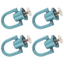 CRAFTHROU 4Pcs Handbag Accessories D Rings Metal Rivets for Leather Bracelets and Belts