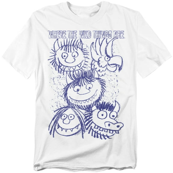 Where The Wild Things Are T-Shirt Wild Sketch Unisex Graphic Tee For Men & Women