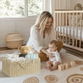 thumbnail image 7 of HBlife Baby Diaper Caddy Organizer, Paper Rope Nursery Storage Bin Baskets, Baby Shower Gifts,Beige, 7 of 7