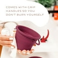 thumbnail image 7 of Pixie Menstrual Cup Collapsible Sterilizer - Microwavable Cleaner Container for Menstrual Discs (12oz), 7 of 7