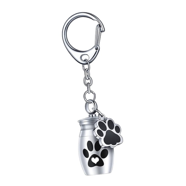 Urna para mascotas con llavero pequeño, ligera, para guardar pelo de mascotas, conmemorativa Argén