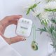 thumbnail image 4 of Funda para Airpods 1 y 2 YONGSHENG Funda blanda transparente diseño de reproductor de música divertido Kawaii con colgante de aguacate, 4 of 5