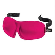 Bucky 40 Blinks Comfortable, Contoured, No Pressure Eye Mask for Travel & Sleep, Perfect With Eyelash Extensions - Hot Pink