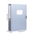Xinsrenus Foldable File Box Thickened Polypropylene Document Storage ...