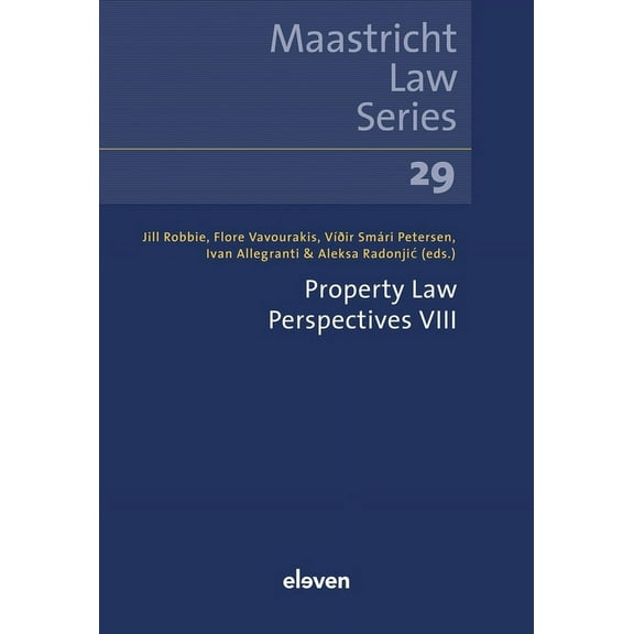 Maastricht Law Property Law Perspectives VIII: Volume 29, (Paperback)