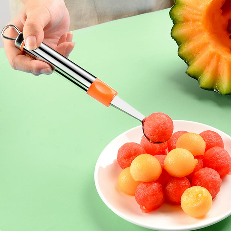 Hadanceo Ice Ball Scooper Smooth Edge Multifunctional Melon Ball Scoop  Convenient Useful Kitchen Tools