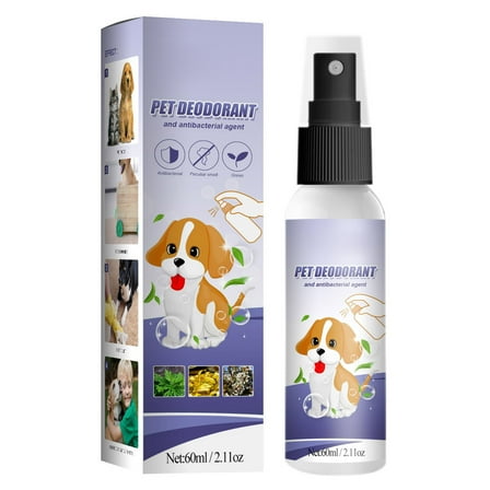 ZENTREE Pet Deodorant for All Dogs for Fresh Clean Smell Refreshes & Deodorizes 60ML