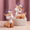 thumbnail image 4 of Resina Mini Figuras De Ciervos Estatuas De Animales En Miniatura Bonsai Resina Mini Figuras De Ciervos Estatuas De Animales En Miniatura Bonsai Garden Sunnimix  none, 4 of 6