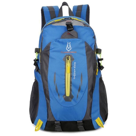 40L Lightweight Hiking Backpack, Waterproof Outdoor Camping Rucksack, Multi-functional Travel Daypack for Climbing, Trekking and Day Trips., Blue