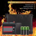 thumbnail image 4 of 2X Fireproof Document Bag,Waterproof and Fireproof Document Bags,Fireproof Money Bag for A4 Document Holder, 4 of 6
