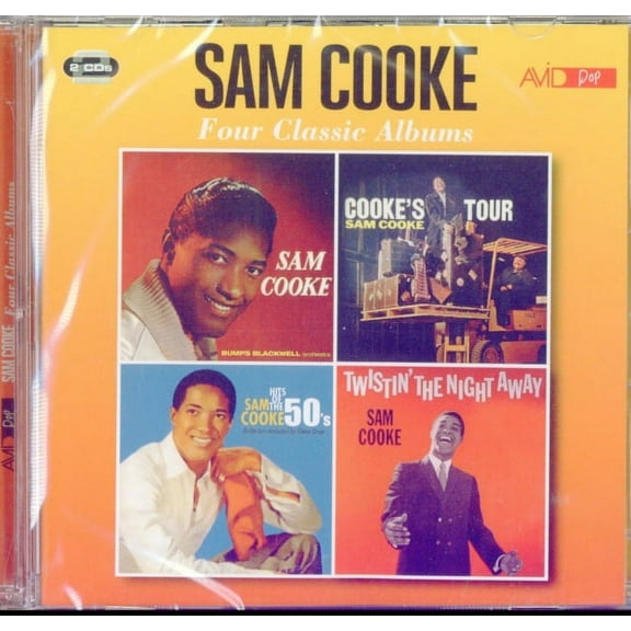 4 CLASSIC ALBUMS: SAM COOKE / COOKE'S TOUR / HITS OF THE 50S / TWISTIN THE NIGHT AWAY