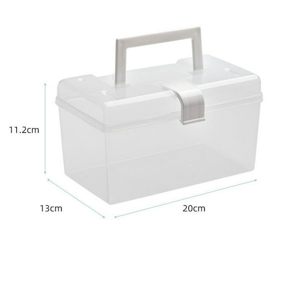 Mask Storage Box With Handle Household Dust-proof Sealed Large-Capacity Box