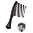 thumbnail image 2 of serony Axe-shaped Large Plastic Hairdressing Comb Wear Resistant Wide Tooth Comb Thicken Kitchen Knife Shape Hair Comb Heat Resistant with Wide Round Tooth for Hairstyle Making, 2 of 9