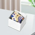 thumbnail image 2 of White White Small Heavy Duty Foldable Clothes Storage Bag Reinforced Design Mobile Container For Clothing Bedding Travel Dorm Storage #0lJRW, 2 of 6