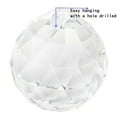 thumbnail image 3 of Yoker 40mm Clear Crystal Ball Prisms Pendant Feng Shui Suncatcher Decorating Hanging Faceted Prism Balls, 3 of 8