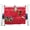 Red, variant on Gilbin Hanging Storage Bag Holder End of Bed Shoe Organizer with 10 Pockets for Bed Rails(Black)