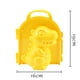 thumbnail image 1 of Forma de dinosaurio 3D Fabricante de bolas de nieve Uso fácil para niños Regalos para niños (Amarillo) Ehuebsd Para estrenar, 1 of 2