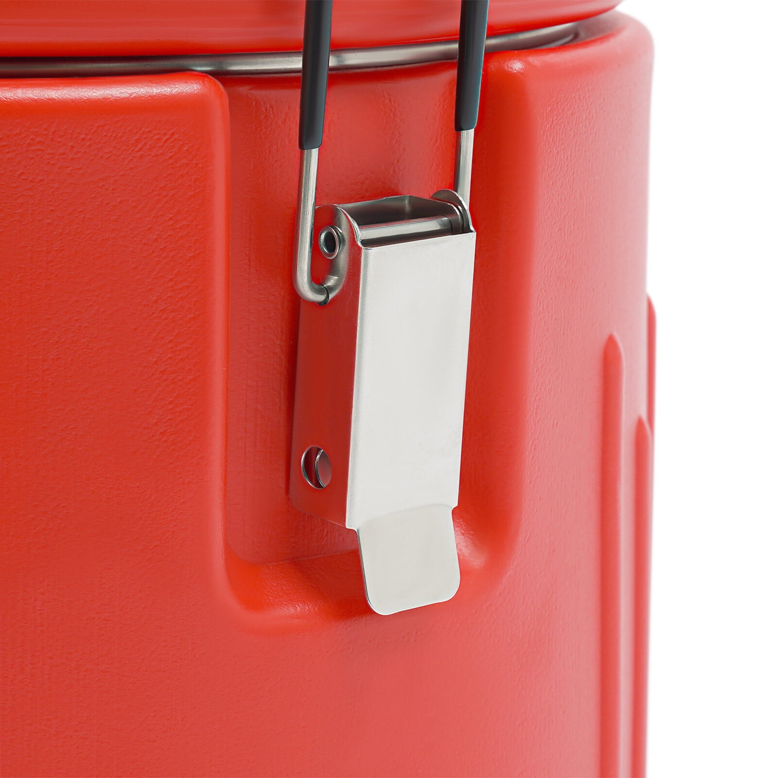 1 PCS Red Insulated Beverage Cooler, Insulated Bucket, Cylinder-Shaped, 28*25. 5cm/11. 02*10. 04in(D*H), 10L/2. 64Gal Insulated Bucket, Insulated Beverage Containers