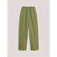 thumbnail image 3 of Minimalist Solid Versatile Pants, Casual Wide Leg Elastic Waist Summer Pants, Women's Clothing, 3 of 17