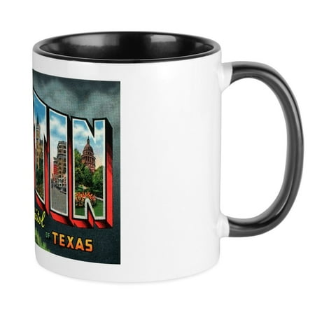 

CafePress - City Of Austin Postcard Mug - Ceramic Coffee Tea Novelty Mug Cup 11 oz