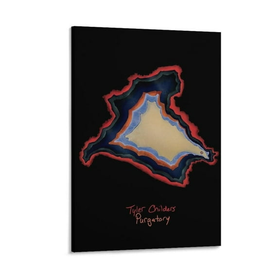 Tyler Childers - Purgatory Music Cover Poster Canvas Poster Wall Decorative Art Painting Living Room Bedroom Decoration Gift Unframed 12x18inch(30x45cm)