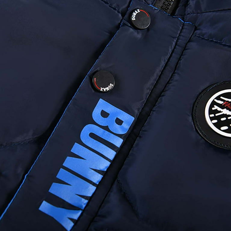 Fesfesfes Puffer Jackets Toddler Baby Boys Cute Solid Color Winter