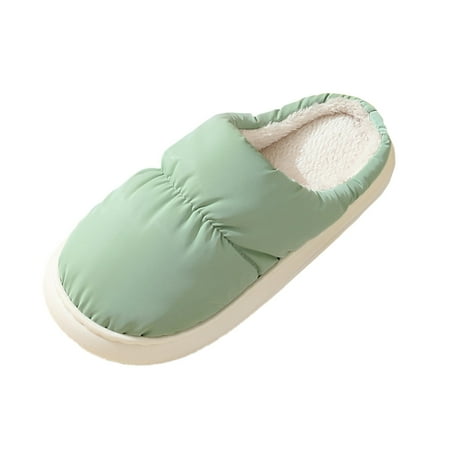 

Women Slippers Autumn And Winter Fashion And Comfortable Indoor And Outdoor Solid Color Simple Flat Warm Non Slip Women s Open Toe Slippers Valentine Slippers for Women