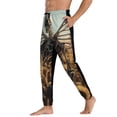 thumbnail image 3 of Kdxio Skull Butterfly Sunflower Pattern Joggers,Sweatpants for Men with Pockets-Medium, 3 of 5