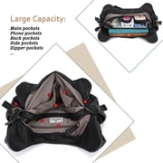 Angelkiss Hobo Shouder Purses for Women Crossbody Bag with Adjustable Long Straps Ultra Soft with Multiple Pockets