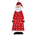 thumbnail image 1 of veasfak Advent Calendar Mantelpiece Tree -Pocket Wall Hanging for Rooms Classroom Red, 1 of 7