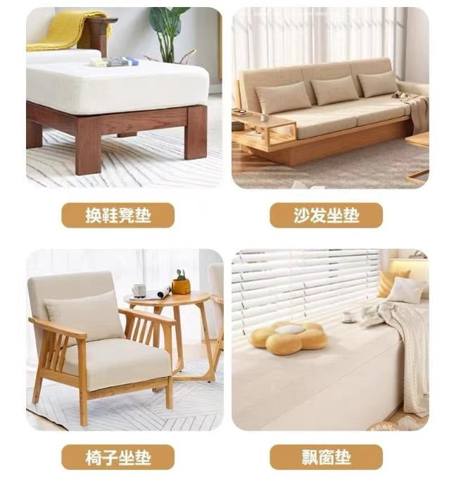 High density replacement foam padding, furniture replacement upholstery foam, chair padding, thick padding, replacement foam padding for mattress extender bed gap filler