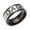 Black, variant on KDSJSXW Rose Gold Ring Retro Ring Women's Men's And Women's Ring Cartoon Cute Jewelry Ring Ring for Women Womens Rings Rose Gold Ring(Black,10)