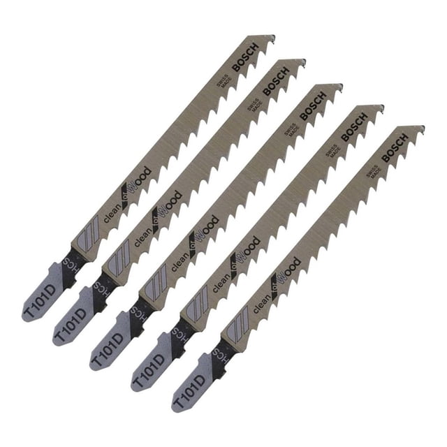 Segueta Caladora T Madera 5 Piezas Limpio 45 Mm T101d Bosch BOSCH T101D
