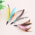 thumbnail image 3 of 5pcs/lot Cat Toys Feather Replacement for Interactive Cat Wand Products, 3 of 9