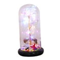 thumbnail image 2 of Flor de LED Zulema Centro de mesa hecho a mano Colorido Blanco, 2 of 8