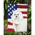 thumbnail image 3 of Patriotic USA Maltese Garden Flag, 3 of 5