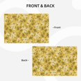 thumbnail image 3 of Placemats Set Of 4 / 6, Flower Print C Placemats For Dining Table Indoor/Outdoors Heat Resistant Washable Placemats 18" X 12", 3 of 8