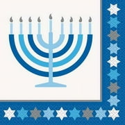 Starry Hanukkah Luncheon Napkins 16ct