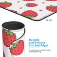 thumbnail image 2 of Strawberry Red Fruits Mouse Pad 7x8.6 in / 7.9x9.5 in Cute Gaming & Desk Mat with NonSlip Rubber Base, Perfect for Wireless Mouse Use, Add a Pop of Color to Your Workspace, 2 of 6