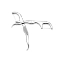 thumbnail image 5 of Palillo de dientes portátil de acero inoxidable 304, línea de uso de hilo dental metálico, juego de herramientas de limpieza de dientes bucales, respetuoso con el medio ambiente, ideal para la salud, 5 of 5