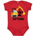 thumbnail image 3 of Inktastic Construction Truck It's My 2nd Birthday Boys or Girls Baby Bodysuit, 3 of 5